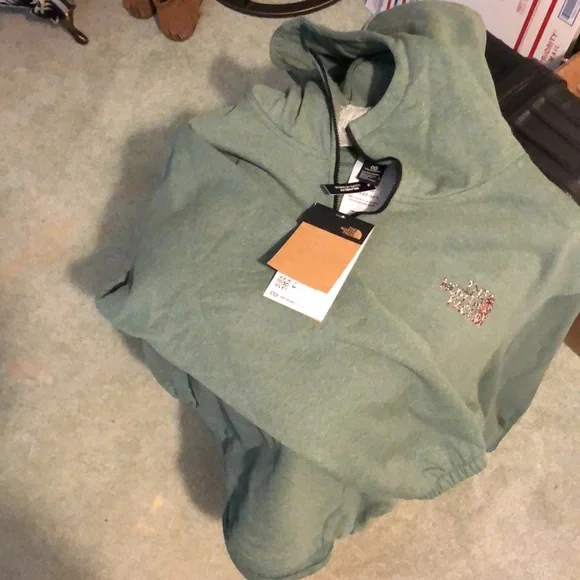 Green Hoodie with Embroidered Logo - Picture 3 of 3